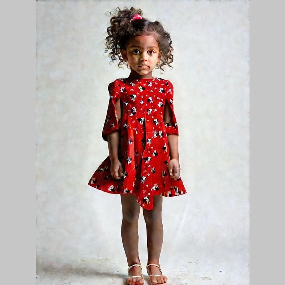 Disney Minnie Mouse Heart Dress, Girls Size 7/8